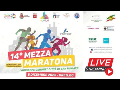 Mezza Maratona Giuseppe Cerone Città di San Miniato · Video ufficiale