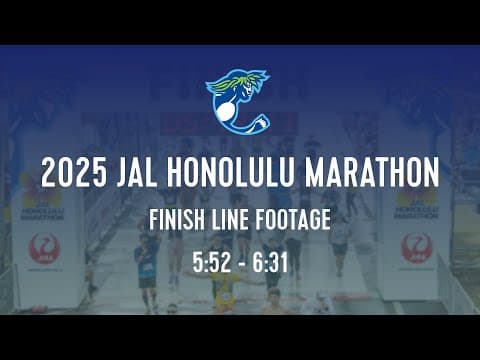 JAL Honolulu Marathon · Video ufficiale