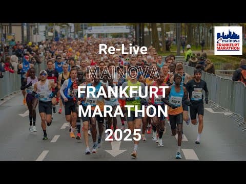 Mainova Frankfurt Marathon · Offizielles Video