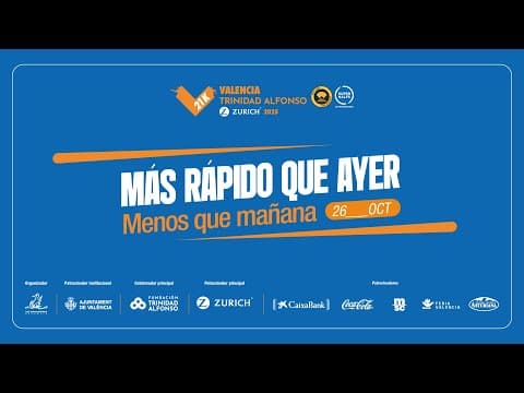 Valencia Half Marathon Trinidad Alfonso Zurich · Video ufficiale