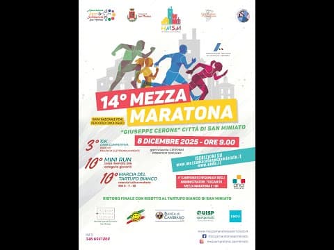 Mezza Maratona Giuseppe Cerone Città di San Miniato · Video ufficiale