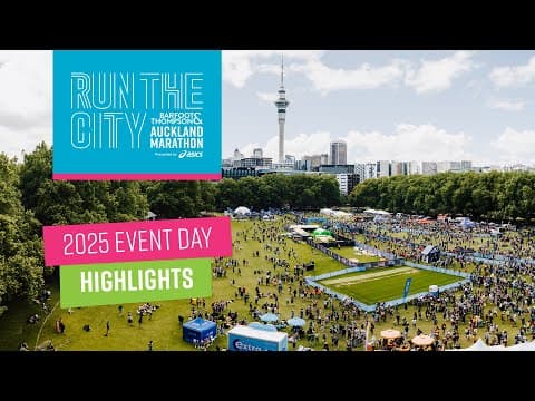 Barfoot & Thompson Runaway Auckland Marathon · Vídeo oficial
